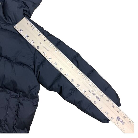 J CREW Crewcuts Boys XXS Navy Blue Hooded Zip Puffer Jacket Winter Coat $168 - Picture 9 of 12